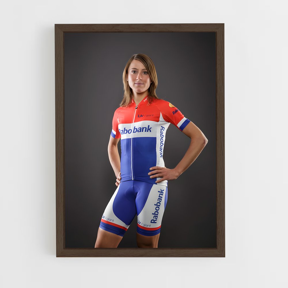 Poster La Cycliste Étoile – affiche Cyclisme (vue 5)